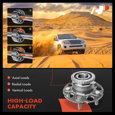 محمل العجلة الخلفية الممتازة ومجموعة المحور مع حلقة ABS و5 عروة متوافقة مع Honda Odyssey 1999-2004 وIsuzu Oasis 1999 in Saudi Arabia