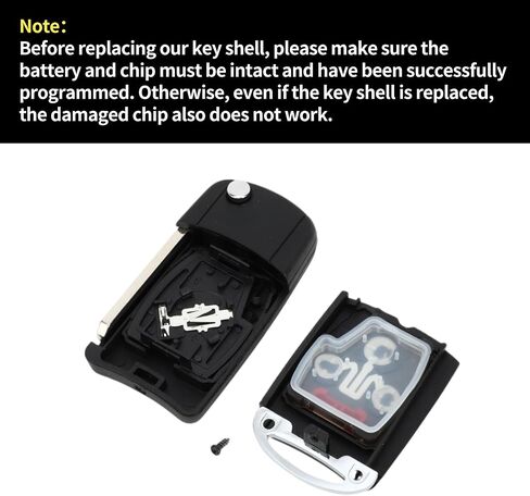 X AUTOHAUX Key Shell Case Keyless Entry Remote Key Fob Replacement Case for Honda Accord 2003-2013 4 Buttons in Saudi Arabia