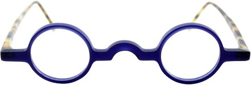 SocialEyes Italian Handmade Colorful Round Acetate Eyeglasses, Non-Prescription/Rx-able Designer Glasses Frame for Men Women in Saudi Arabia