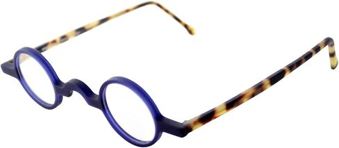 SocialEyes Italian Handmade Colorful Round Acetate Eyeglasses, Non-Prescription/Rx-able Designer Glasses Frame for Men Women in Saudi Arabia