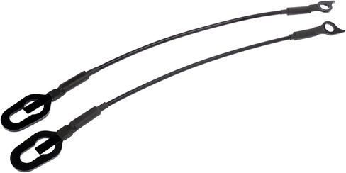 Pair Rear Tailgate Cables Lift Gate Support Straps Pickup for Dodge for Ram 1500 2500 3500 1994-2002 55345124AB 55345125AB Durable Material in Saudi Arabia