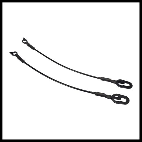 Pair Rear Tailgate Cables Lift Gate Support Straps Pickup for Dodge for Ram 1500 2500 3500 1994-2002 55345124AB 55345125AB Durable Material in Saudi Arabia