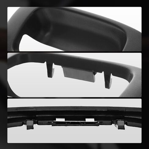 A-Premium Tailgate Handle Bezel w/Upgraded Metal Clip - Compatible with 99-07 Chevrolet & GMC - Silverado 1500 2500 3500 Classic HD Sierra - Textured Black, Replace# 15228539, 15046512 in Saudi Arabia