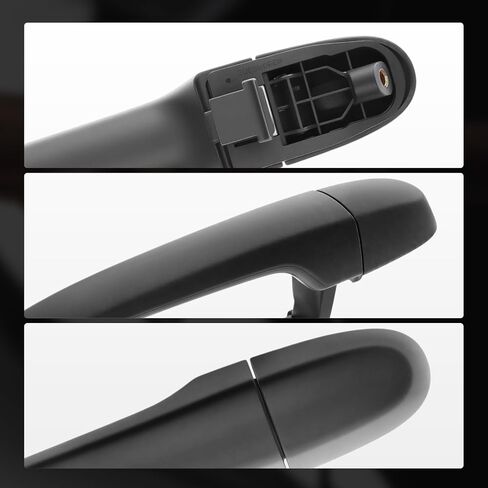A-Premium Front Right Passenger Side Exterior Door Handle Compatible with Kia Optima 2006 2007 2008 2009 2010, Primed Black in Saudi Arabia