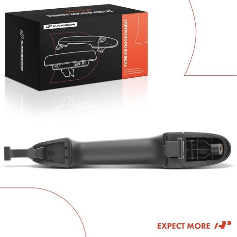A-Premium Front Right Passenger Side Exterior Door Handle Compatible with Kia Optima 2006 2007 2008 2009 2010, Primed Black in Saudi Arabia