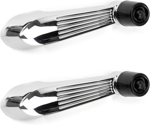 Door Window Handle With Black Knob Pair For 1953-1955 Ford F-100 Pickup Truck in Saudi Arabia