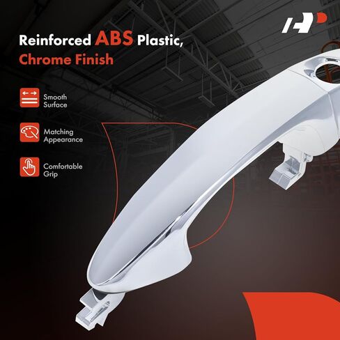 A-Premium Front Left Driver Side Exterior Door Handle with Keyhole Compatible with Ford Fusion 2006-2012 & Lincoln MKZ 2007-2012, Zephyr 2006-2006 & Mercury Milan, Chrome, Replace# 6E5Z54218A14ANCH in Saudi Arabia