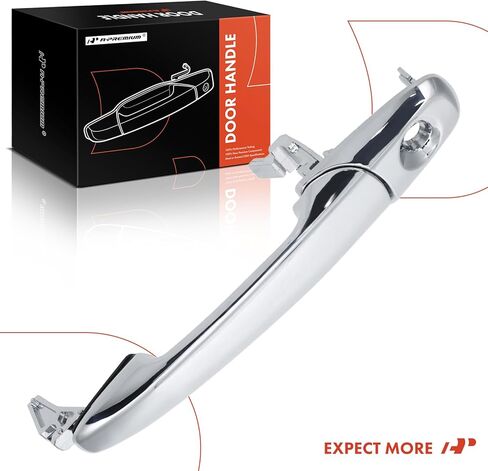 A-Premium Front Left Driver Side Exterior Door Handle with Keyhole Compatible with Ford Fusion 2006-2012 & Lincoln MKZ 2007-2012, Zephyr 2006-2006 & Mercury Milan, Chrome, Replace# 6E5Z54218A14ANCH in Saudi Arabia