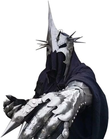 درع Witch-King of Angmar الكامل للجسم - زي Nazgul في القرون الوسطى للمعجبين والحفلات التنكرية وLARP. in Saudi Arabia
