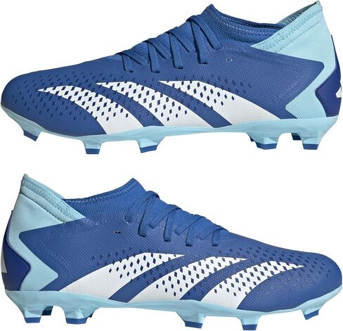 حذاء كرة القدم Adidas للجنسين Predator Accuracy.3 Firm Ground، أسود/أسود/أبيض، 5 US للرجال in Saudi Arabia