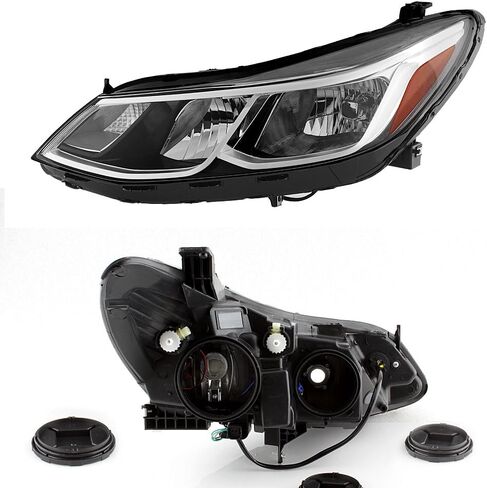 AKKON - For 2016-2019 Chevy Cruze Halogen Model Headlight Passenger Right Side Single in Saudi Arabia