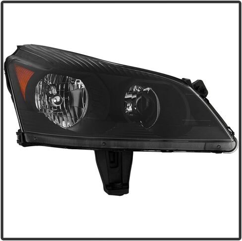 ACANII - لسيارة 2009-2012 Chevy Traverse LS/LT مصابيح أمامية سوداء بديلة للسائق وجانب الركاب in Saudi Arabia