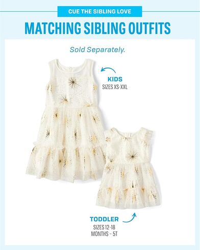 The Children's Place Girls' Sleeveless Dressy Dresses, Classic Red Plaid Velour, 16 in Saudi Arabia