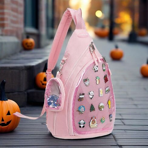 رجال النسائية أوكسفورد إيتا دبوس عرض صدر حزمة كتف واحد كيس رياضة الظهر حزم المشي لمسافات طويلة daypack in Kuwait