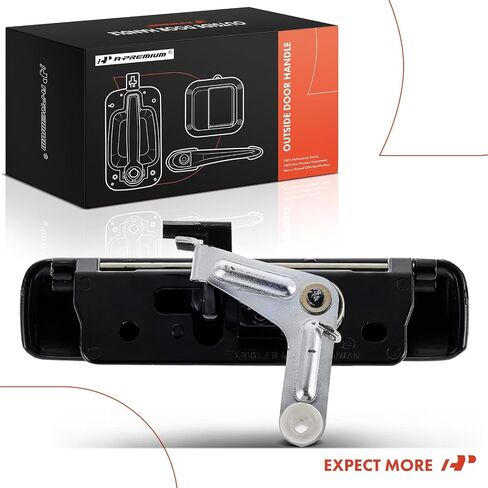 A-Premium Front Right Passenger Side Exterior Door Handle Compatible with Sterling Truck Acterra 5500 2001-2007, Acterra 6500 2004-2007, Acterra 7500 2001-2007, Black in Saudi Arabia
