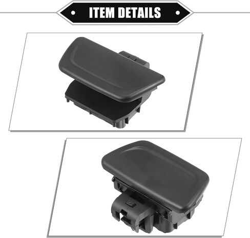 Glove Box Lid Latch Lock Handle Cover Compatible for Ford Fiesta 2011-2019, Durable Plastic Black in Saudi Arabia