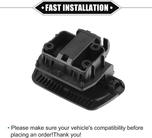 Glove Box Lid Latch Lock Handle Cover Compatible for Ford Fiesta 2011-2019, Durable Plastic Black in Saudi Arabia
