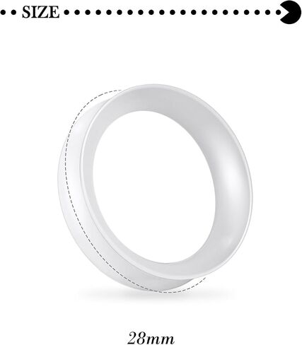 10G-50mm Clear Silicone Gauges for Ear Double Flared Ear Gauges Tunnels Flexible Plugs Tunnel Earrings for Women Men in Kuwait