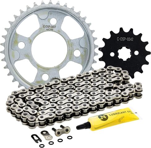 NICHE Drive Sprocket Chain Combo for Honda Grom 125 Front 15 Rear 38 Tooth 420 X-Ring 108 Links in Saudi Arabia