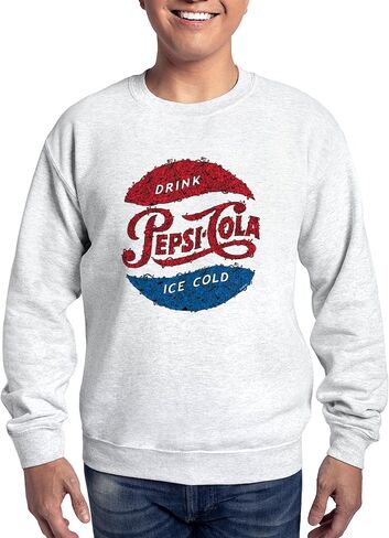 CafePress Pepsi Logo Doodle Sweatshirt Classic Crew Neck Light Sweatshirt in Kuwait