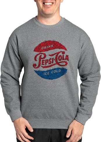 CafePress Pepsi Logo Doodle Sweatshirt Classic Crew Neck Light Sweatshirt in Kuwait