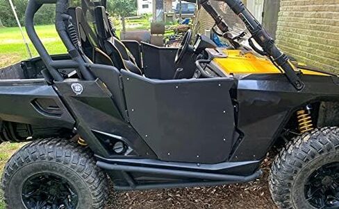 أبواب HECASA UTV الانتحارية من الألومنيوم متوافقة مع نماذج 2011-2020 Maverick/Commander 800 1000 ذات المرحلة المزدوجة على طراز السيارات Slam Latch 2 باب in Saudi Arabia
