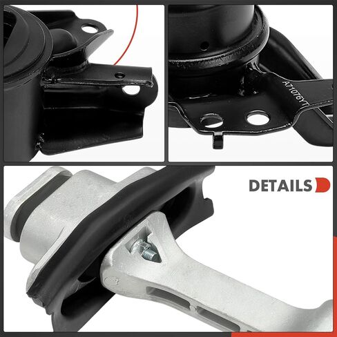 A-Premium 3PCS Engine Motor Mount and Engine Shock Mount and Transmission Mount Set Compatible with Hyundai Azera 2013-2014 & Kia Cadenza 2014-2016, Automatic Transmission in Saudi Arabia