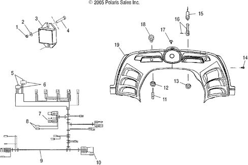 كابل اختناق Polaris Snowmobile، قطعة OEM الأصلية 7080946، الكمية 1 in Saudi Arabia