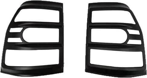 Compatible for Mitsubishi Montero V97V93 Pajero 4 modified taillight cover decorative frame rear headlight frame taillight protection cover(Silver) in Saudi Arabia