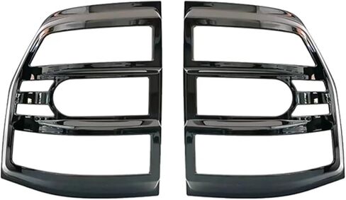 Compatible for Mitsubishi Montero V97V93 Pajero 4 modified taillight cover decorative frame rear headlight frame taillight protection cover(Silver) in Saudi Arabia