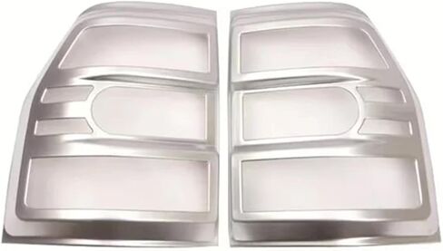 Compatible for Mitsubishi Montero V97V93 Pajero 4 modified taillight cover decorative frame rear headlight frame taillight protection cover(Silver) in Saudi Arabia