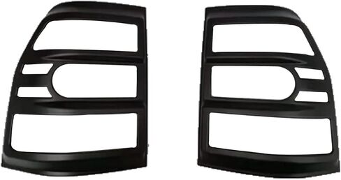 Compatible for Mitsubishi Montero V97V93 Pajero 4 modified taillight cover decorative frame rear headlight frame taillight protection cover(Silver) in Saudi Arabia