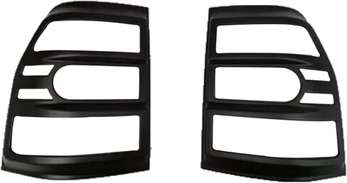 Compatible for Mitsubishi Montero V97V93 Pajero 4 modified taillight cover decorative frame rear headlight frame taillight protection cover(Silver) in Saudi Arabia