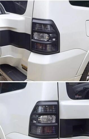Compatible for Mitsubishi Montero V97V93 Pajero 4 modified taillight cover decorative frame rear headlight frame taillight protection cover(Silver) in Saudi Arabia