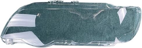 2 قطعة متوافق لسيارات BMW X5 E53 2000-2003 سيارة عدسة المصباح الأمامي غطاء استبدال رئيس ضوء مصباح عاكس الضوء الزجاج قذيفة (يسار + يمين) in Saudi Arabia