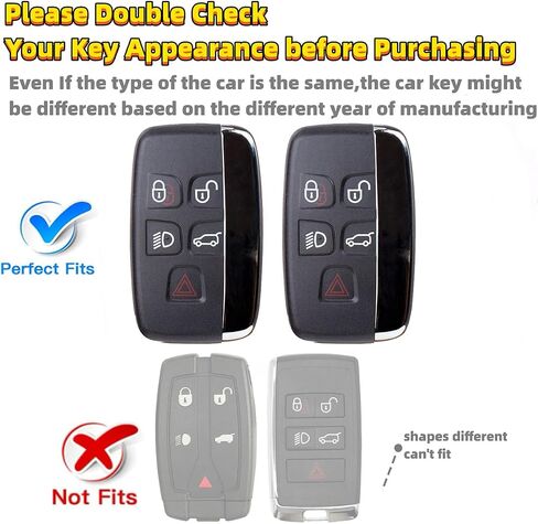Car Key Cover for Land Rover Jaguar,Solf TPU Case with Bracelet Key Holder for Range Rover Defender Discovery Sport LR2 LR3 LR4 Range Rover Sport EVOQUE Jaguar XF XJ XJL XE F-PACE (A-White) in Saudi Arabia