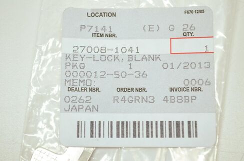 Key-Lock,Blank - 27008-1041 in Saudi Arabia