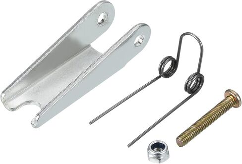 PATIKIL 2.05 Inch Hook Safety Latch Kit, 2 Pack Metal Towing Receiver Hitch Replacement for Clevis Hook Trailer, Silver in Saudi Arabia