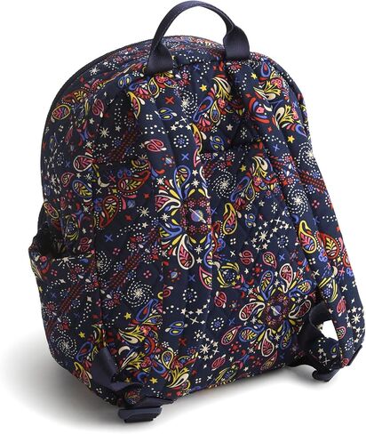 Vera Bradley Women's Premium Cotton Small Banbury Backpack, Starry Paisley, One Size in Saudi Arabia