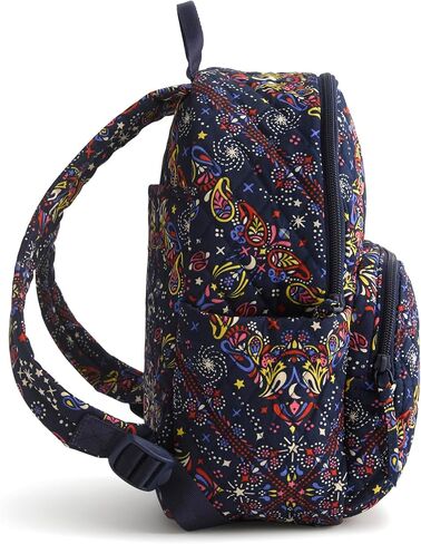 Vera Bradley Women's Premium Cotton Small Banbury Backpack, Starry Paisley, One Size in Saudi Arabia