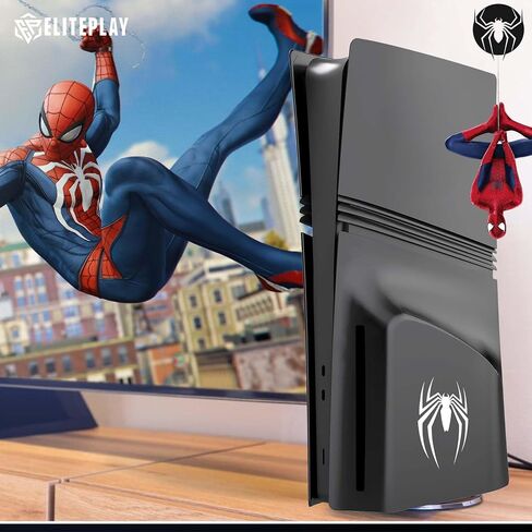 Spider PS5 Pro Disc Faceplates Cover Case Replacement for Playstation 5 Pro Model Disc Edition in Kuwait