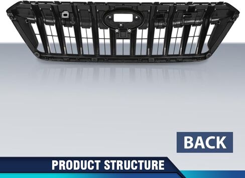 PIT66 Front Bumper Grille Black Chrome Trim Compatible with Subaru Crosstrek 2018-2020 91122FL100, 91123FL170, 91123FL130, 91123FL140, 91123FL100 in Saudi Arabia