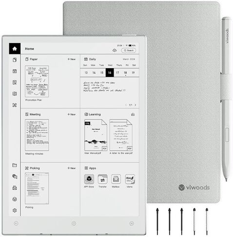Aipaper mini 8.2 '' ai e ink tablet مع ضوء قابل للتعديل ، دفتر إلكتروني 297ppi مع القلم ، 230 جرام ، تخزين 128 جيجابايت ، أوكترا-كور 2.0 جيجاهرتز ملاحظة الجهاز أخذ الجهاز in Kuwait