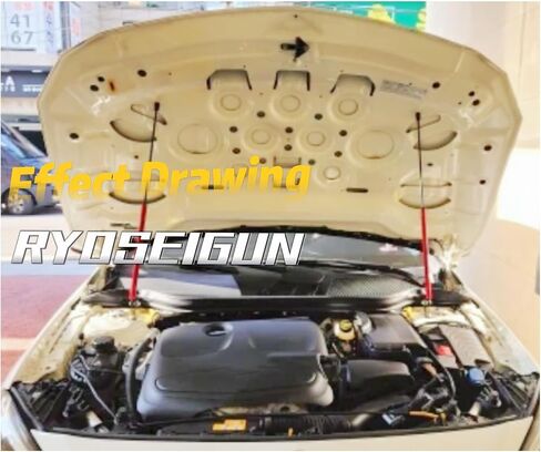 دعامات دعم الرفع لـ 2014-2019 Mercedes-Benz GLA X156 180 200 220 250 4MATIC AMG تعديل غطاء المحرك الأمامي بونيه الغاز الربيع الصدمات المثبط الدعامة قضيب أجزاء السيارة (أسود نقي) in Saudi Arabia