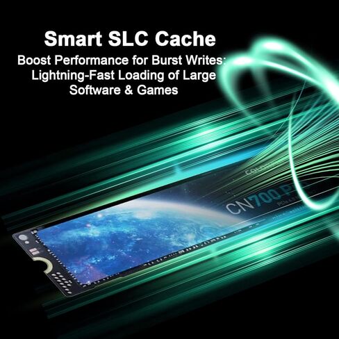 COLORFUL 1TB NVMe SSD,Read Speeds Up to 3500 MB/s,M.2 PCIe 3.0 x4 TLC High Performance with 3D NAND Flash Memory for Increased Computing Efficiency&Reliability, Compatible with Laptop,PC Desktops in Kuwait