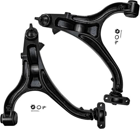 محور ديترويت - قطعتان من أذرع التحكم السفلية الأمامية لـ 05-10 Jeep Grand Cherokee Commander 2005 2006 2007 2008 2009 2010 أذرع التحكم السفلية والمفاصل الكروية مجموعة استبدال التجميع in Saudi Arabia