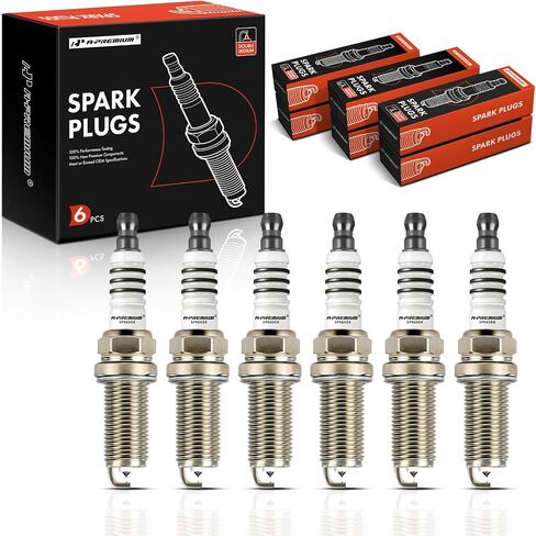 A-Premium Double Iridium Spark Plugs Compatible with Infiniti Q50 2016-2020, Q60 2017-2020, 3.0L, Pack of 6 in Saudi Arabia