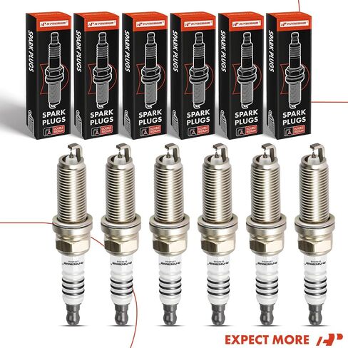 A-Premium Double Iridium Spark Plugs Compatible with Infiniti Q50 2016-2020, Q60 2017-2020, 3.0L, Pack of 6 in Saudi Arabia