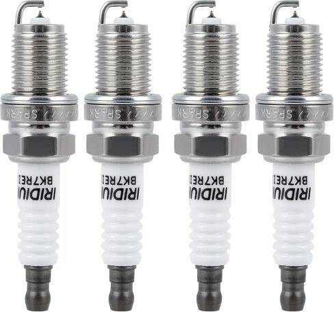 ECCPP Pack of 4 Platinum Iridium Spark Plugs for 2667 Fit for Audi Q3/A5 Quattro/Q5/A4/A4 Quattro/A4 allroad/A6/TT Quattro/A5/A3/TT, Volkswagen Tiguan Limited/CC/Tiguan/Eos/GTI/Beetle/Golf in Saudi Arabia