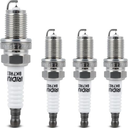 ECCPP Pack of 4 Platinum Iridium Spark Plugs for 2667 Fit for Audi Q3/A5 Quattro/Q5/A4/A4 Quattro/A4 allroad/A6/TT Quattro/A5/A3/TT, Volkswagen Tiguan Limited/CC/Tiguan/Eos/GTI/Beetle/Golf in Saudi Arabia
